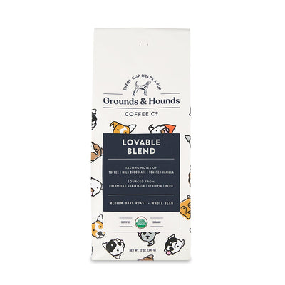Grounds & Hounds Ground Coffee - Lovable Blend *