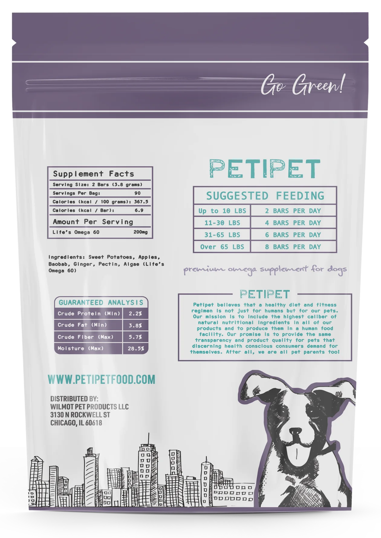 Petipet Omega DHA Bars *