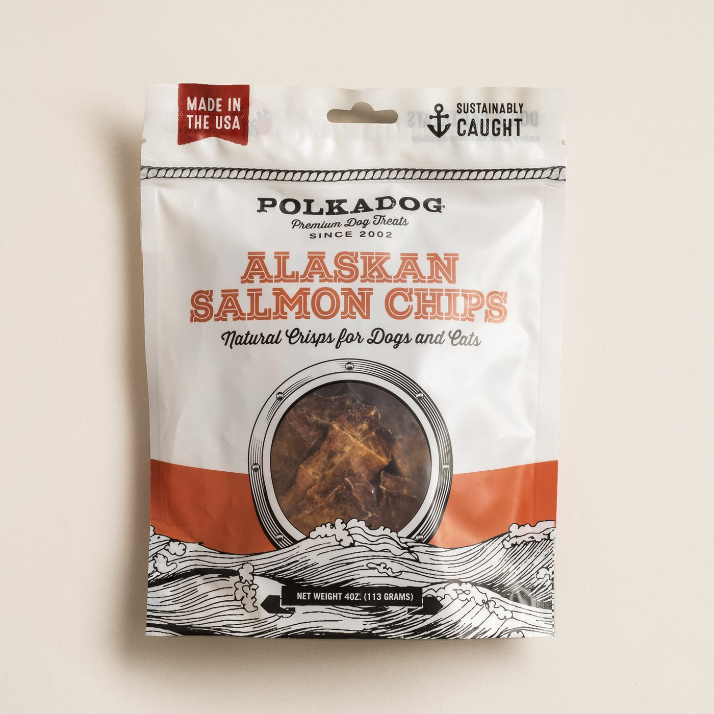 Polka Dog Alaskan Salmon Chips *