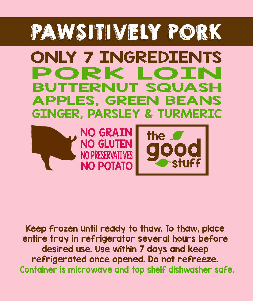 BOB The Good Stuff - Gently Cooked Mix-Ins Pawsitively Pork *