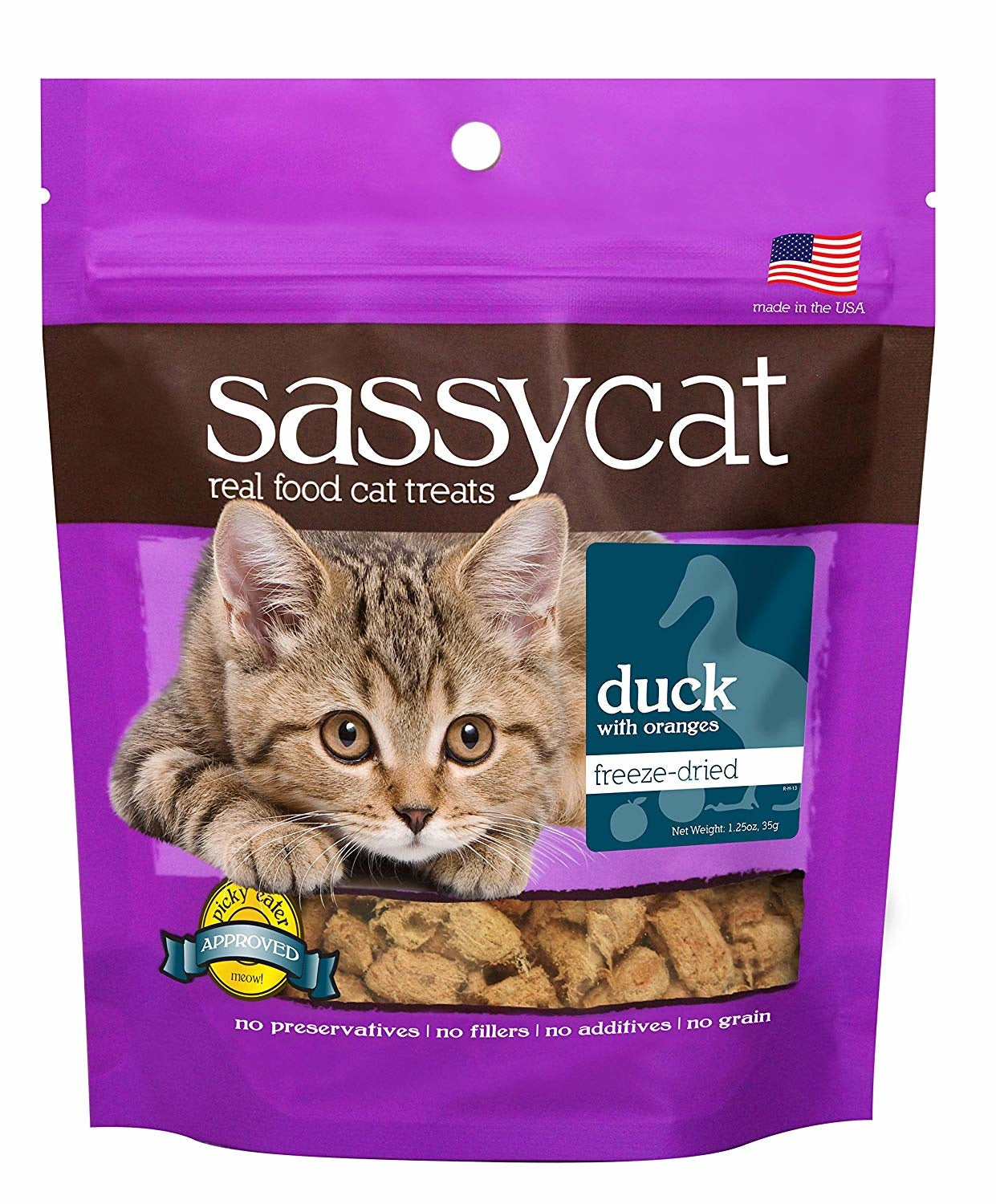 Herbsmith Sassy Cat Freeze Dried Treats - Duck *