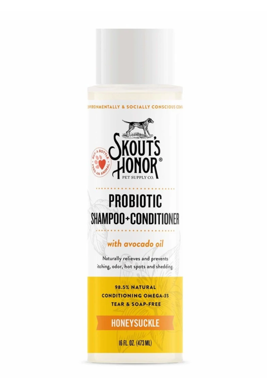 Skout's Honor 2in1 Shampoo/Conditioner Honeysuckle *