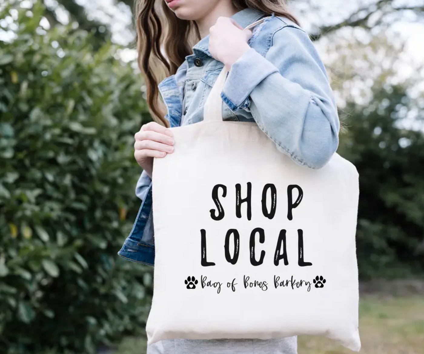 Reusable Tote Bag - Shop Local *