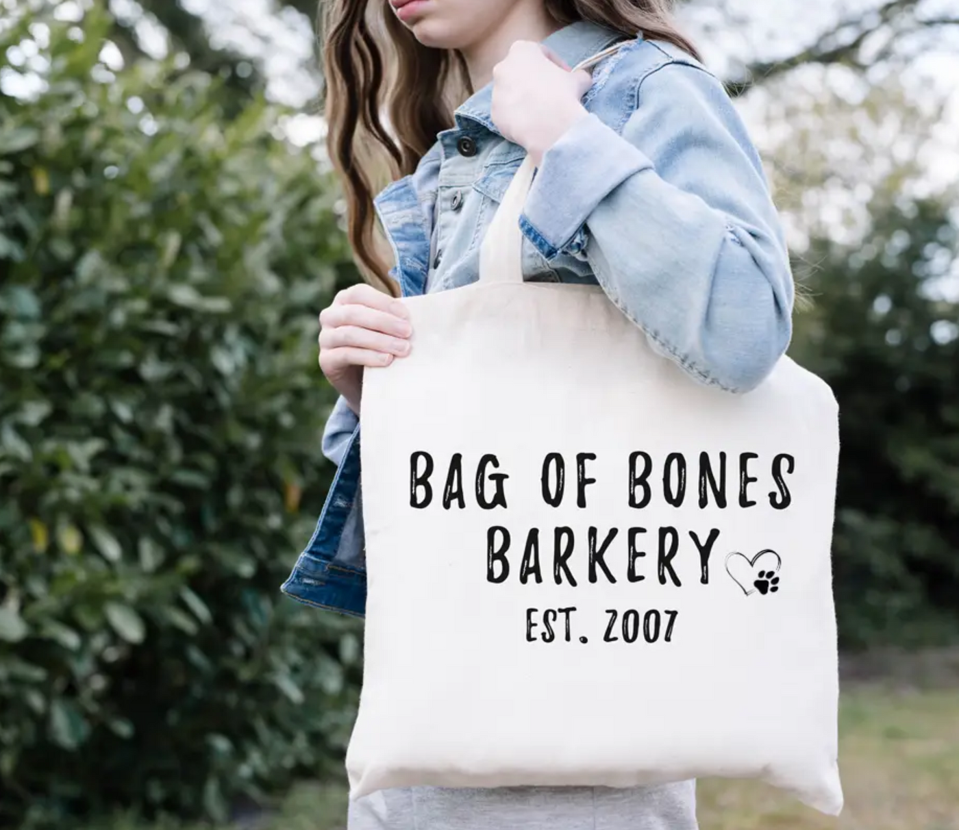 Reusable Tote Bag - Bag of Bones Barkery *