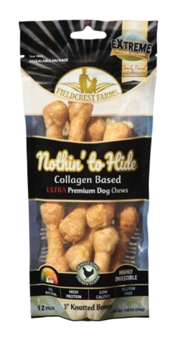 Ethical Fieldcrest Farms Nothin' to Hide Ultra Knotted Bones - Chicken *