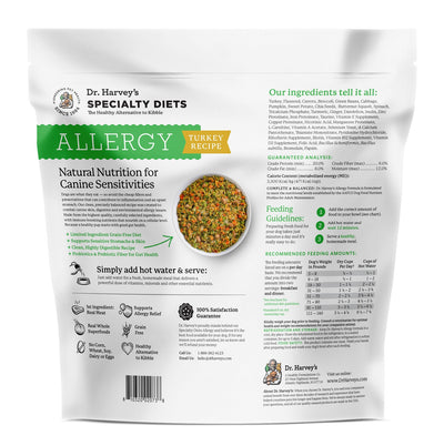 Dr. Harvey's Dog Food - Allergy Turkey *