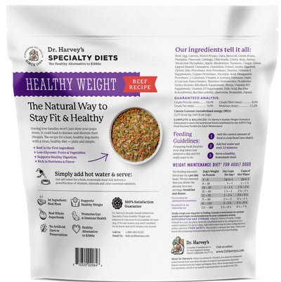 Dr. Harvey's Dog Food - Healthy Weight Beef *