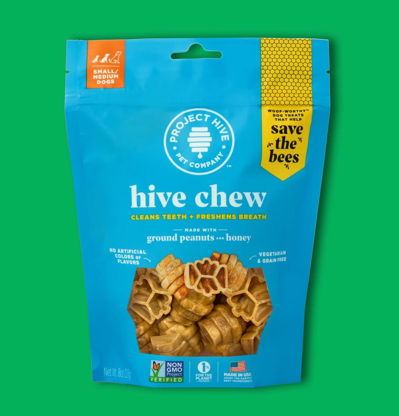 Project Hive Honeycomb Chew Treats - Small Dog 8oz *