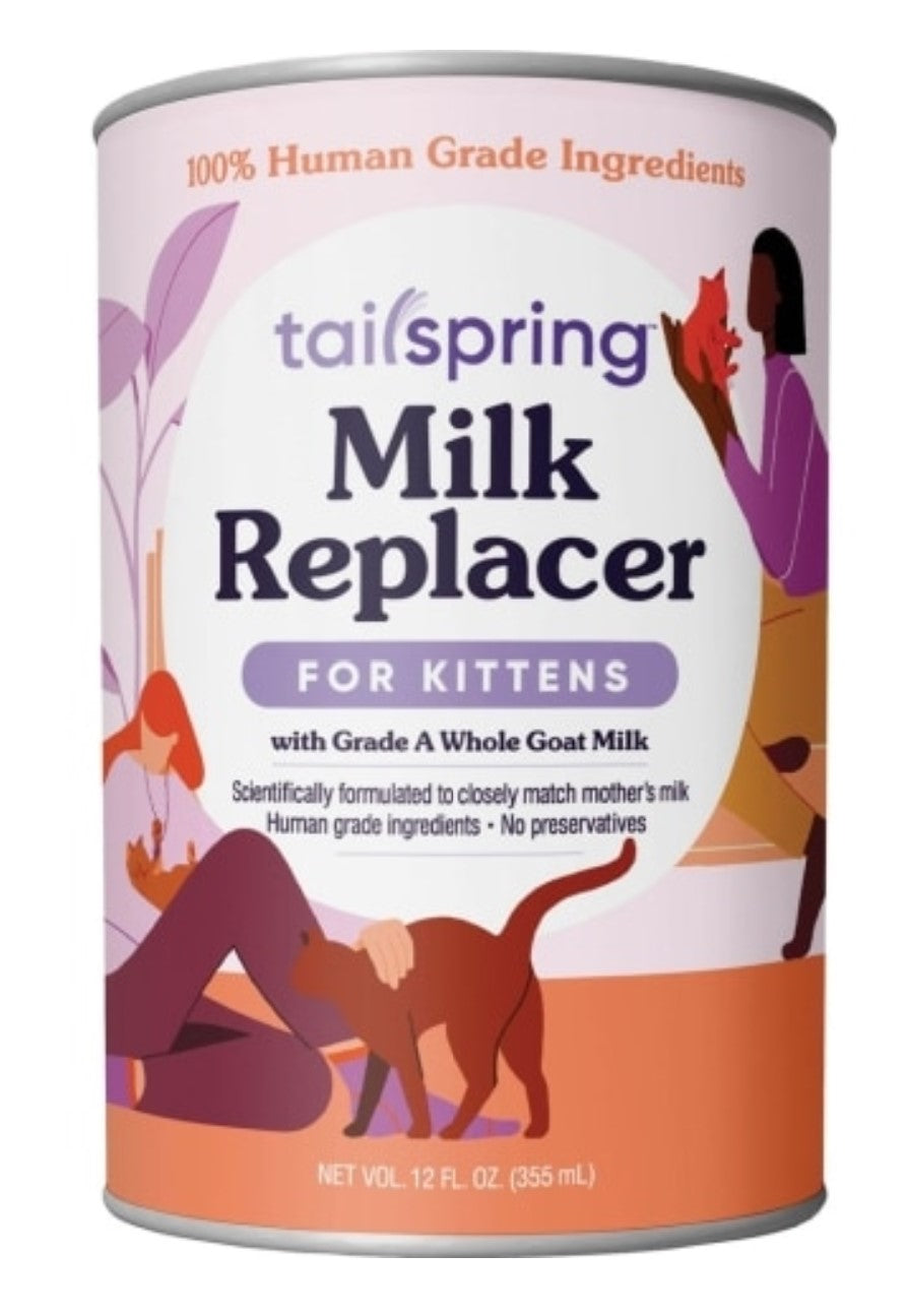 Tailspring Liquid Goat Milk Replacer for Kittens 12oz *