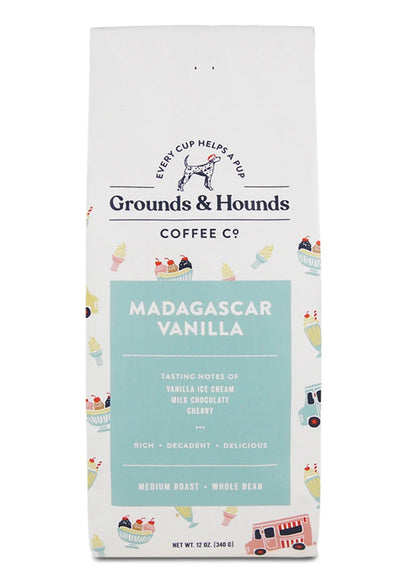 Grounds & Hounds Ground Coffee - Madagascar Vanilla *