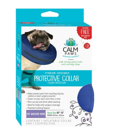 Calm Paws Inflatable Collar w/Calming Disk *