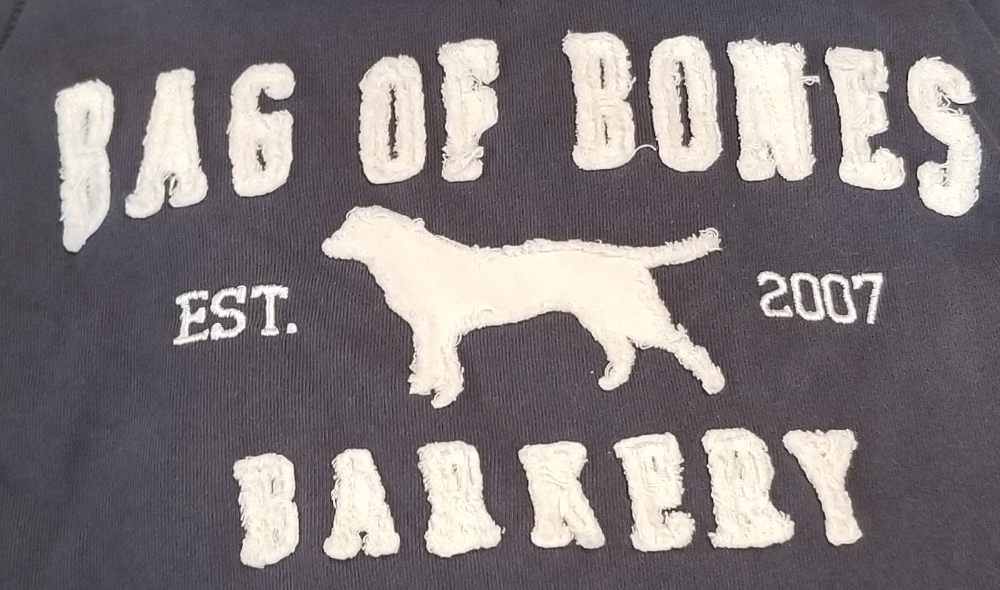 Sanded Fleece Pullover Hoodie - Bag of Bones Barkery *