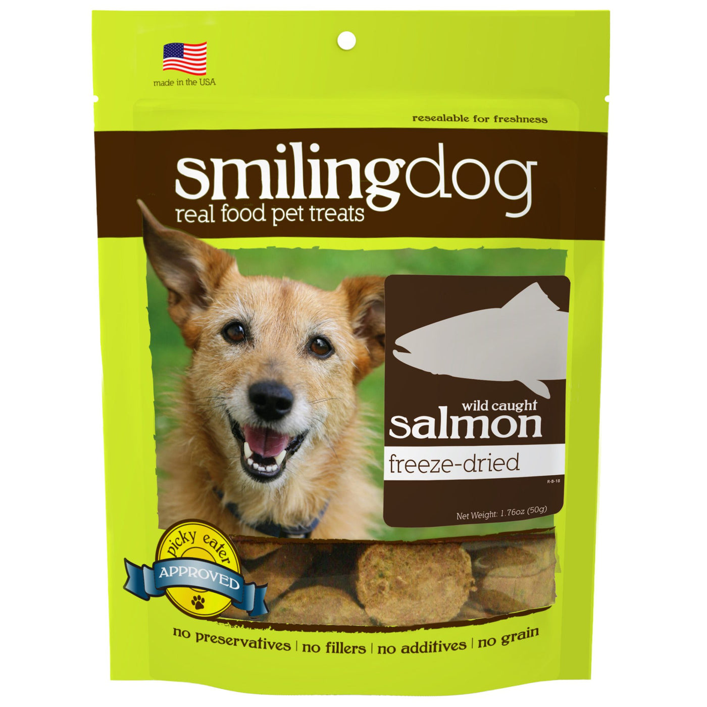 Herbsmith Smiling Dog Freeze Dried Salmon Treats *