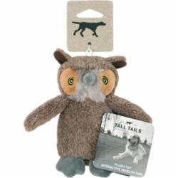 Tall Tails Plush Squeaker Owl 5in *