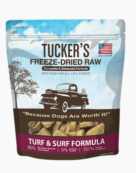 Tucker's Freeze Dried Raw Dog Food - Turf & Surf *