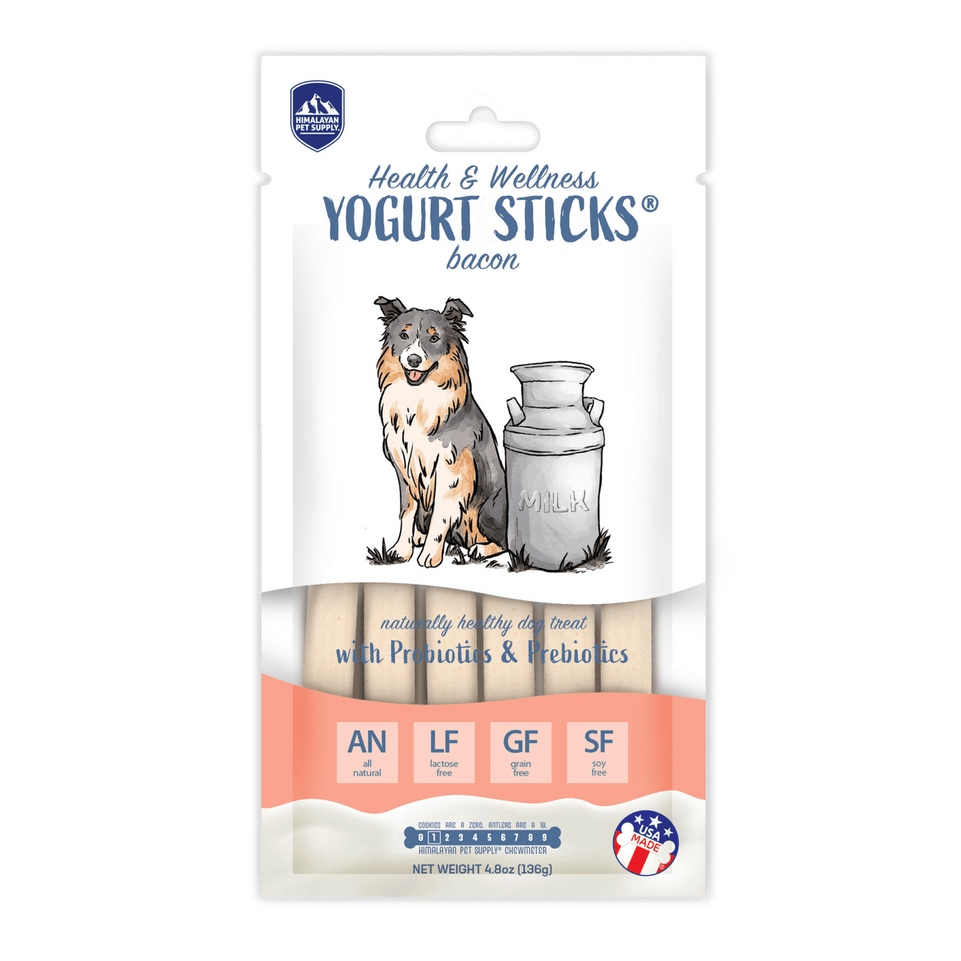 Himalayan Dog Yogurt Sticks - Bacon *