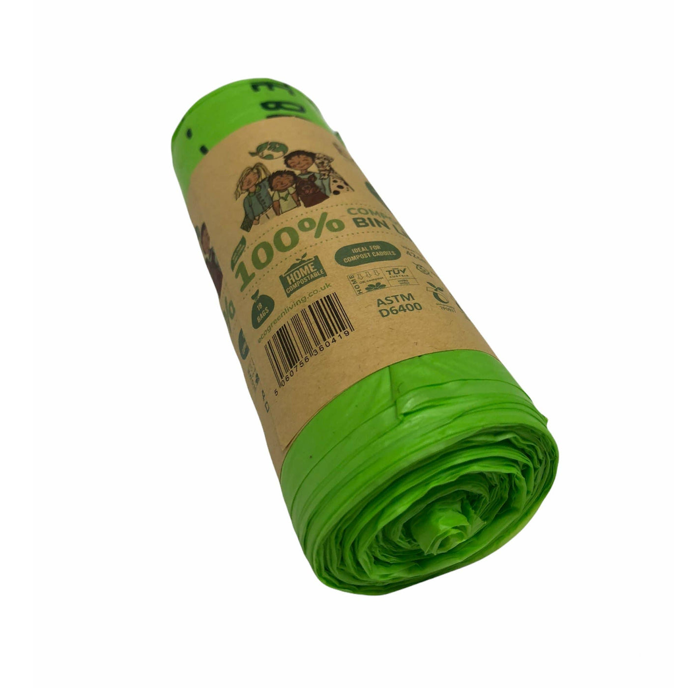 Eco Green Living 10L Compostable Waste Bags *