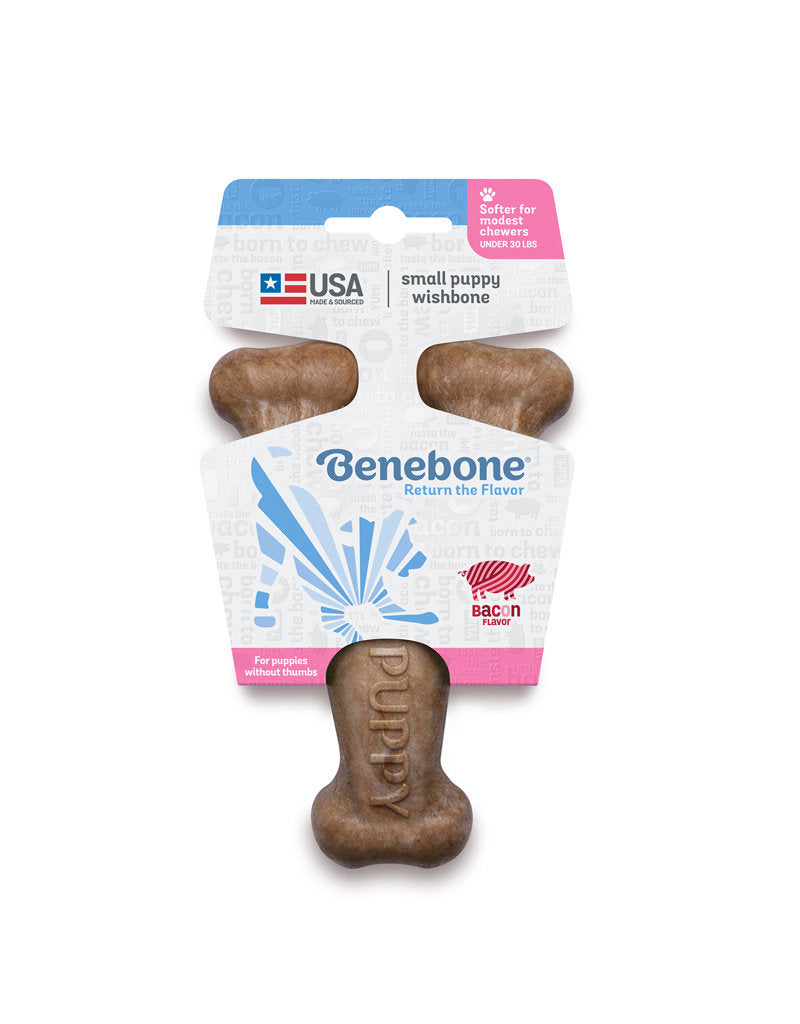 Benebone Puppy Wishbone - Bacon *