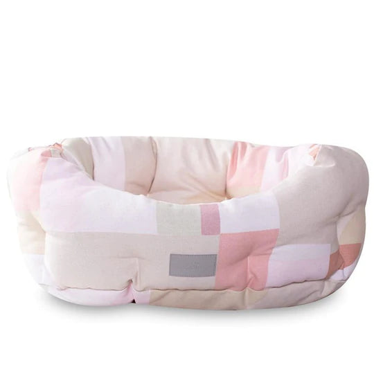 Fringe Pet Bed - Canvas Color Block *