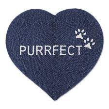 Bone Dry Purrfect Heart Shaped Pet Mat 20X20 *