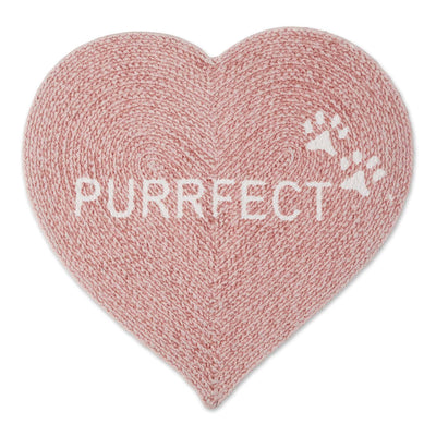 Bone Dry Purrfect Heart Shaped Pet Mat 20X20 *