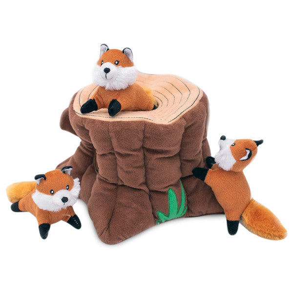 Zippy Paws Fox Stump Burrow
