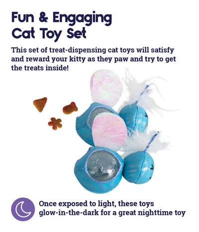 OH Petstages Firefly Treat Stuffer Glow-In-the-Dark Cat Toy *