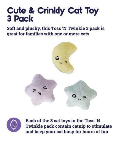 OH Toss 'N Twinkle Cat Toys *