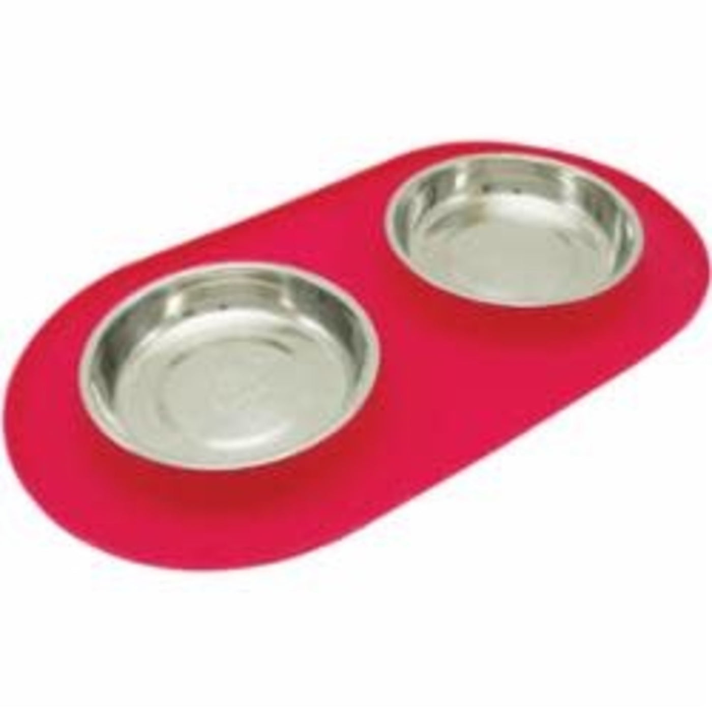Messy Mutts Cat Double Feeder Silicone *
