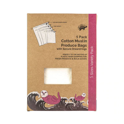 Net Zero Cotton Muslin Produce Bags *