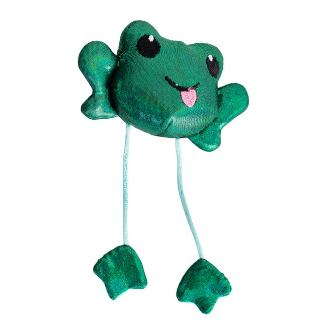 OH Toss 'N Dangle Frog Catnip Cat Toy *